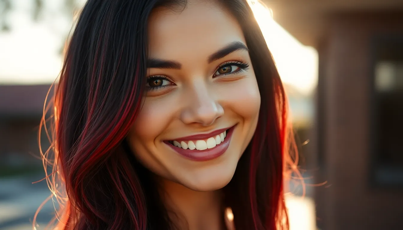 30 Stunning Black Hair Color Ideas with Highlights That Will Transform Your Look 4 30 Stunning Black Hair Color Ideas with Highlights That Will Transform Your Look 3