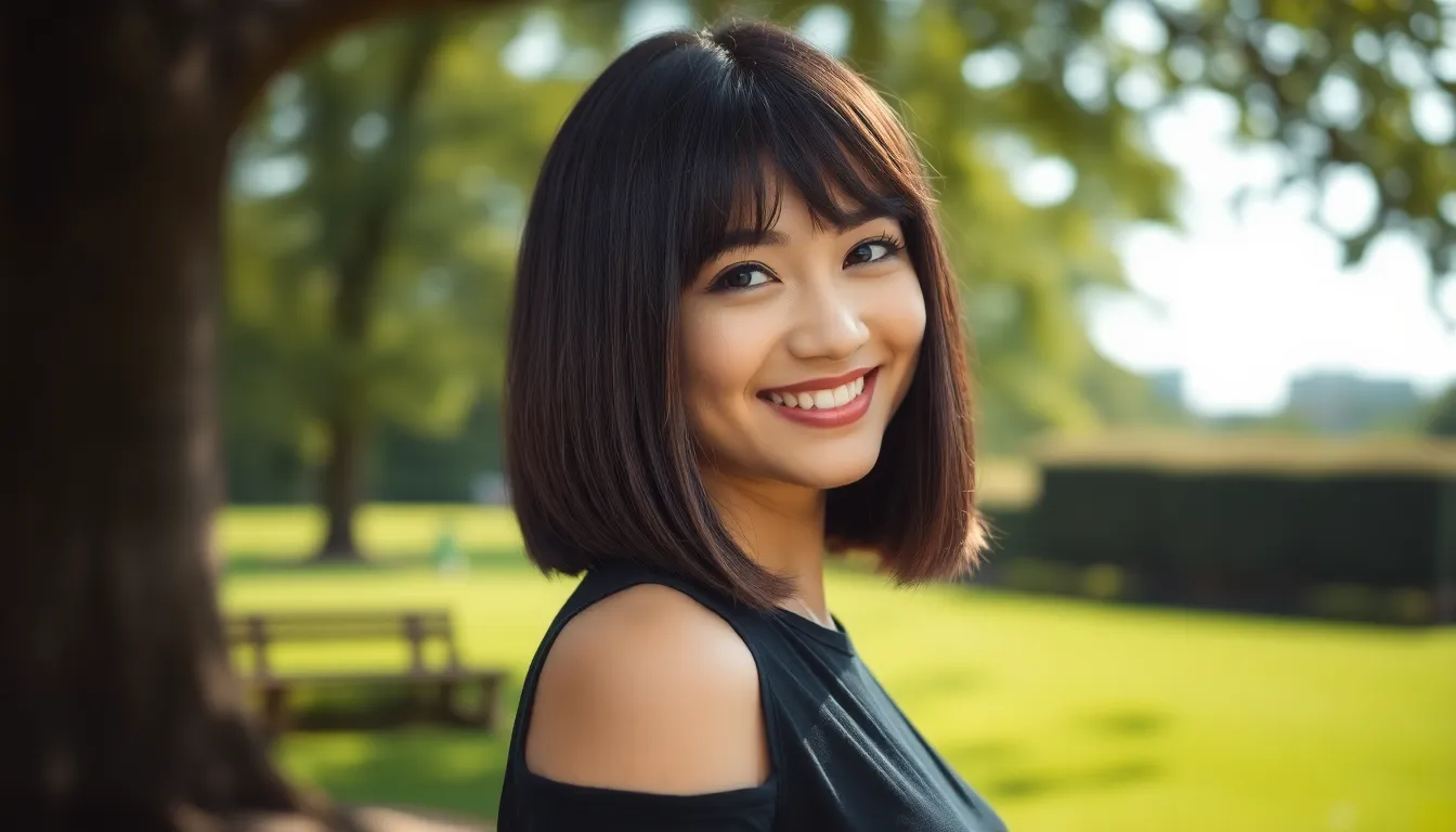 30 Stunning Blunt Shoulder Length Haircuts That'll Transform Your Look in 2025 3