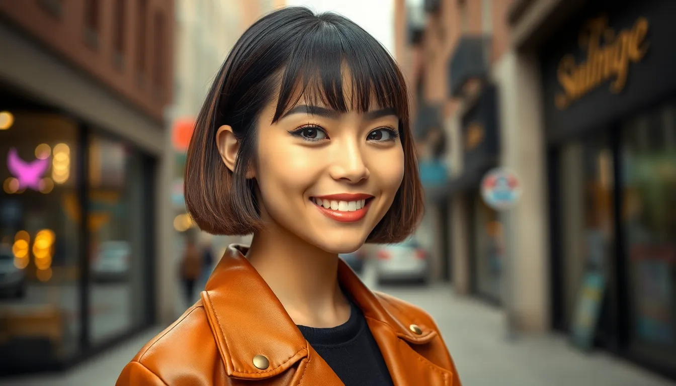 50+ Bob with Bangs Styles That Will Transform Your Look in 2025 3