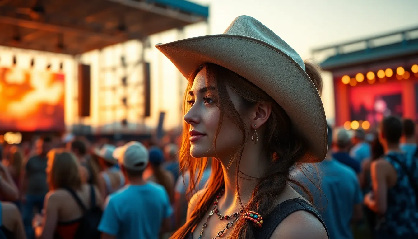 Country Concert Hair: 15 Perfect Styles That'll Survive Any Show 4 Country Concert Hair: 15 Perfect Styles That'll Survive Any Show 3