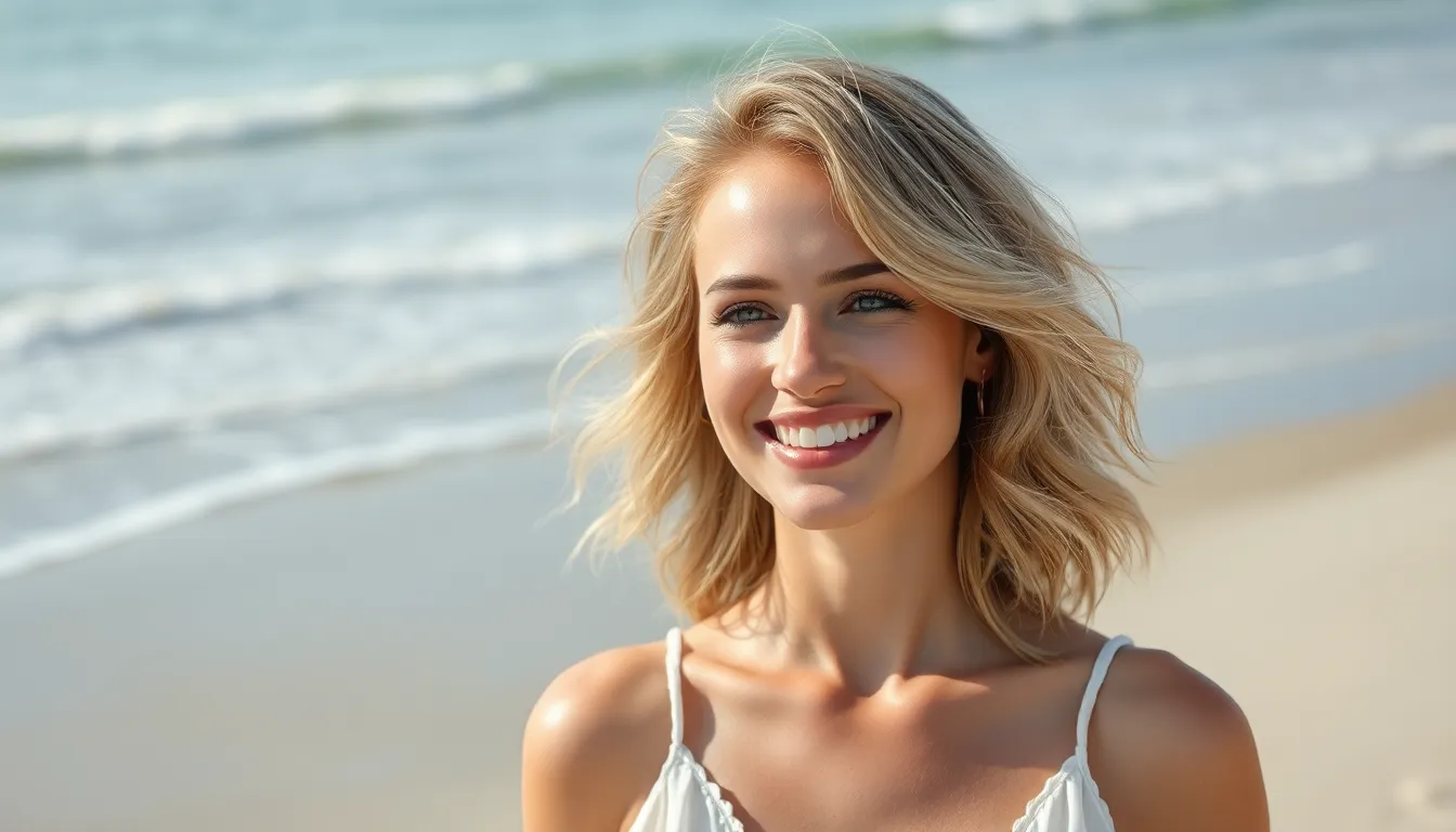 25 Stunning Medium Length Blonde Hairstyles That'll Make You Book a Salon Appointment 4 25 Stunning Medium Length Blonde Hairstyles That'll Make You Book a Salon Appointment 3
