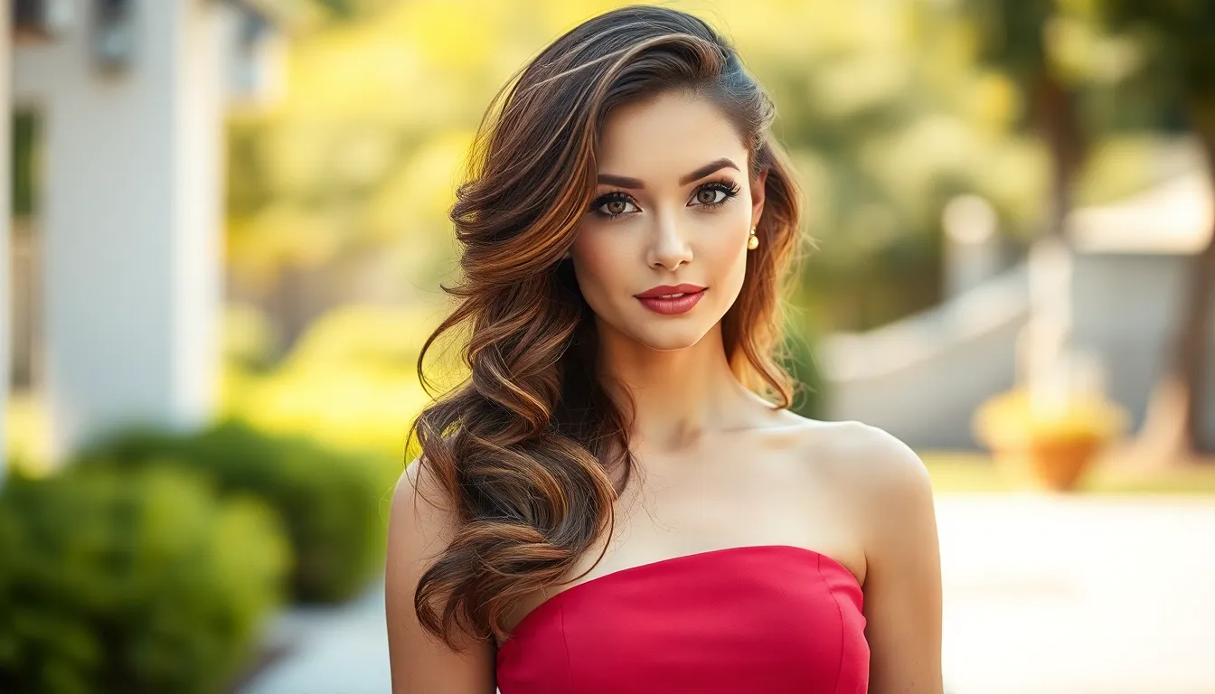 15 Stunning One Shoulder Dress Hairstyles That'll Make You Look Effortlessly Chic 3