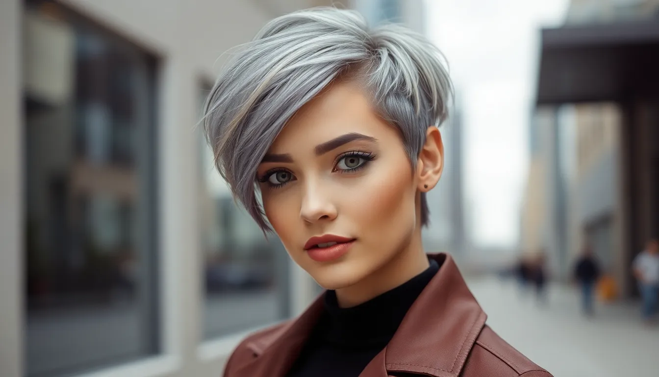 15 Stunning Pixie Cuts for Gray Hair That'll Make You Look Years Younger 4 15 Stunning Pixie Cuts for Gray Hair That'll Make You Look Years Younger 3