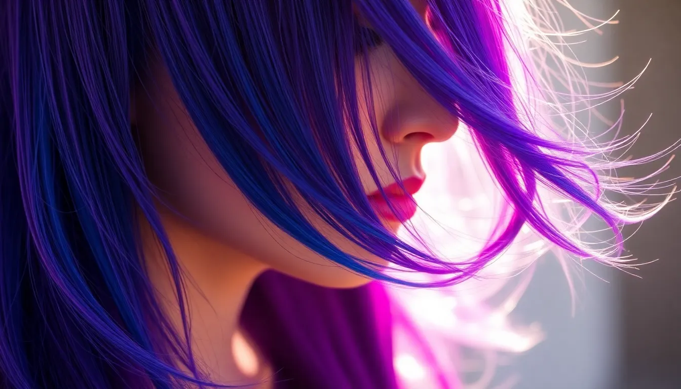 25 Stunning Purple and Blue Hair Color Ideas That'll Make You Stand Out 4 25 Stunning Purple and Blue Hair Color Ideas That'll Make You Stand Out 3