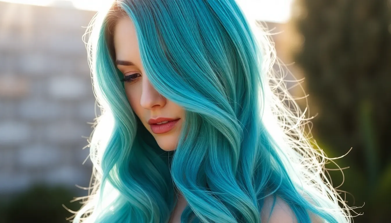 25+ Stunning Teal Hair Color Ideas That'll Make You Want to Dye Your Hair Right Now 3