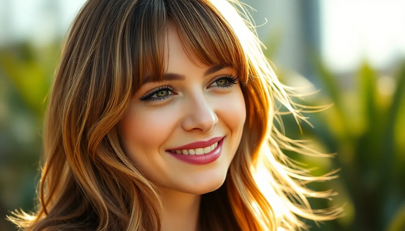 Face Framing Highlights with Bangs: The Perfect Combo for Every Face Shape 6 Face Framing Highlights with Bangs: The Perfect Combo for Every Face Shape 5
