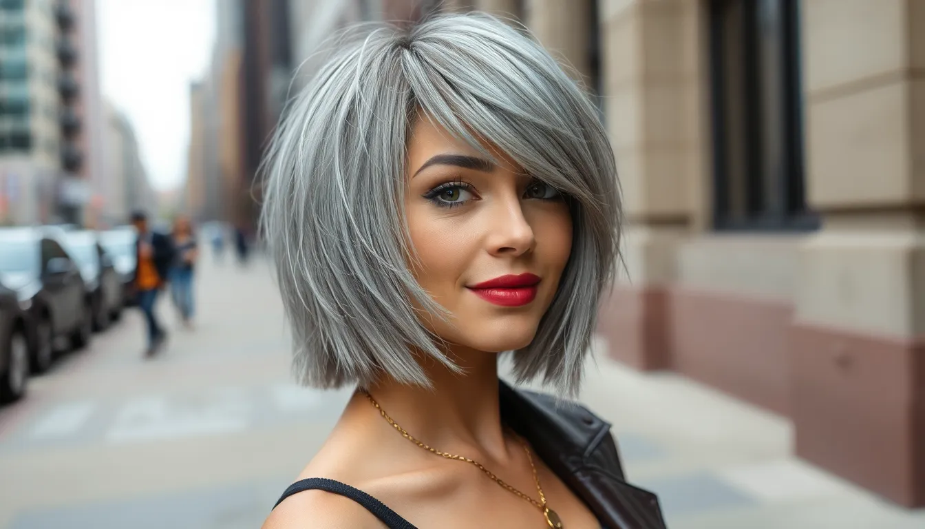 25 Stunning Gray Bob Hairstyles That Will Make You Embrace Your Silver Hair 6 25 Stunning Gray Bob Hairstyles That Will Make You Embrace Your Silver Hair 5