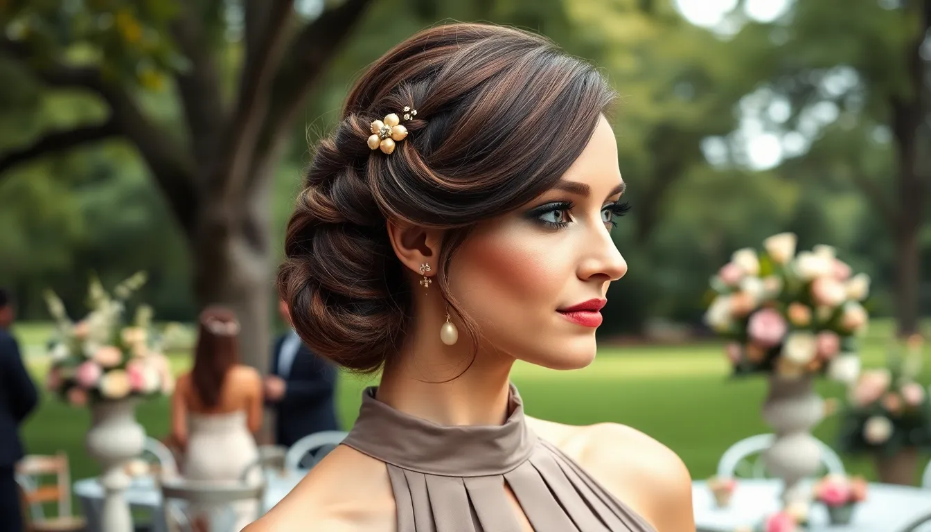 15 Stunning Hairstyles for High Neck Dresses That'll Turn Heads (2025 Guide) 5
