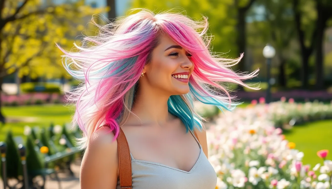 25+ Stunning Rainbow Hair Color Ideas for Every Style & Hair Type (2025) 5