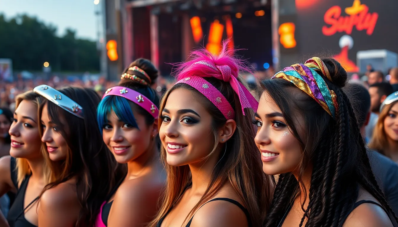 27 Concert Hairstyle Ideas That'll Stay Perfect All Night Long 8 27 Concert Hairstyle Ideas That'll Stay Perfect All Night Long 7