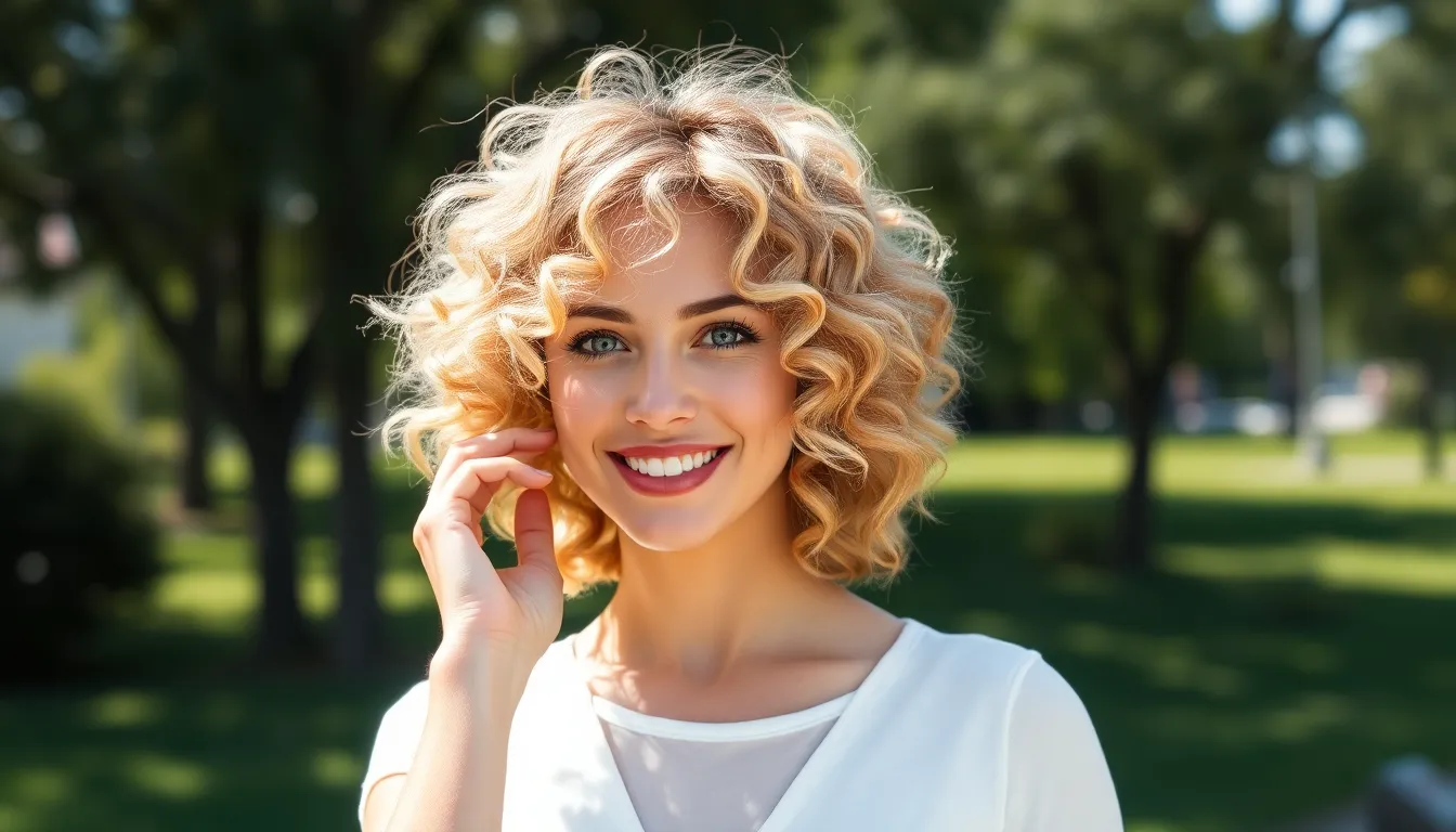 25 Stunning Hair Color Ideas for Short Curly Hair That'll Transform Your Look 7