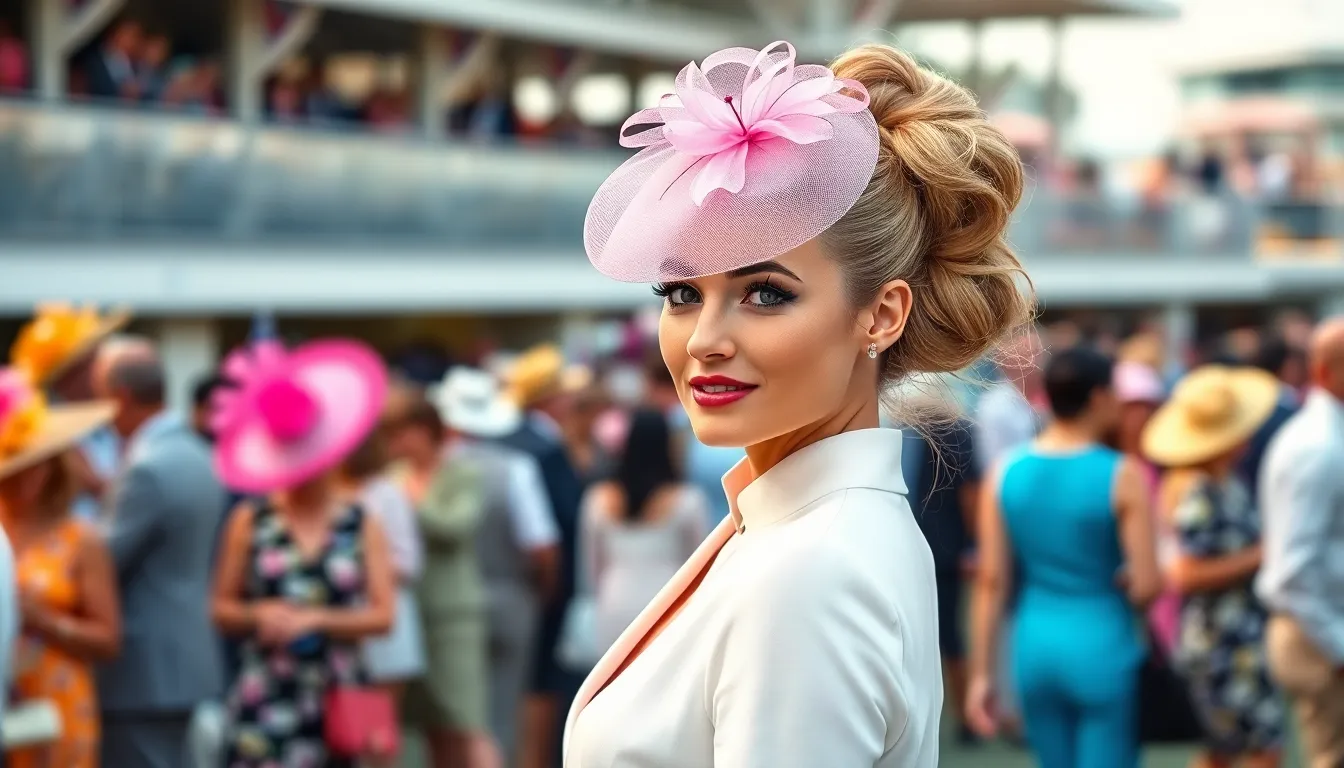 25 Stunning Hairstyle Ideas for the Races That Work with Any Hat or Fascinator 7