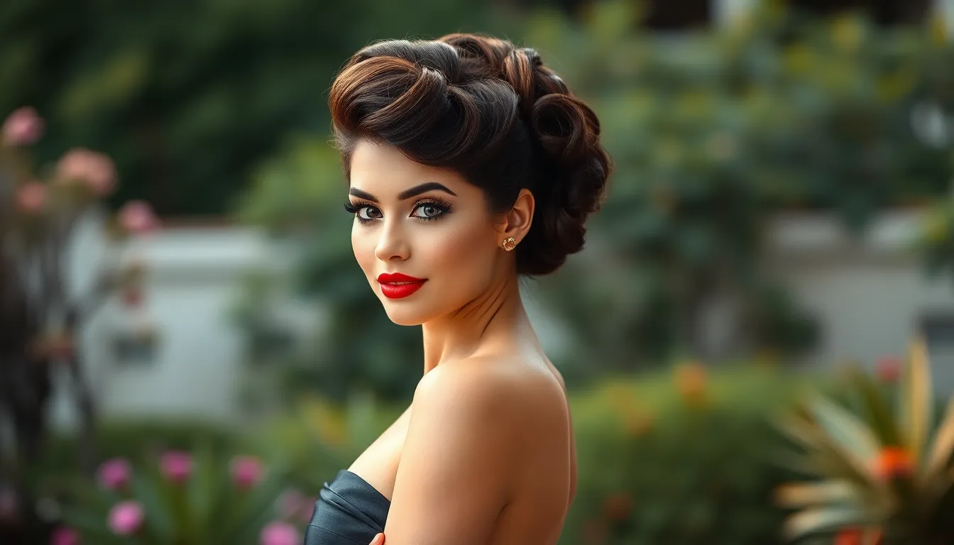 15 Stunning Hairstyles for Strapless Dresses That'll Make You Shine 8 15 Stunning Hairstyles for Strapless Dresses That'll Make You Shine 7