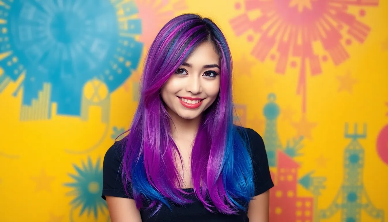 25 Stunning Purple and Blue Hair Color Ideas That'll Make You Stand Out 8 25 Stunning Purple and Blue Hair Color Ideas That'll Make You Stand Out 7