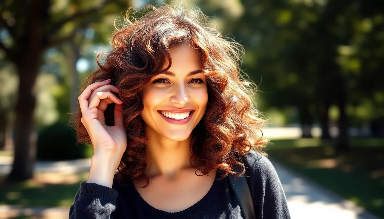25 Stunning Shoulder Length Curly Hairstyles That'll Transform Your Look in 2025 7