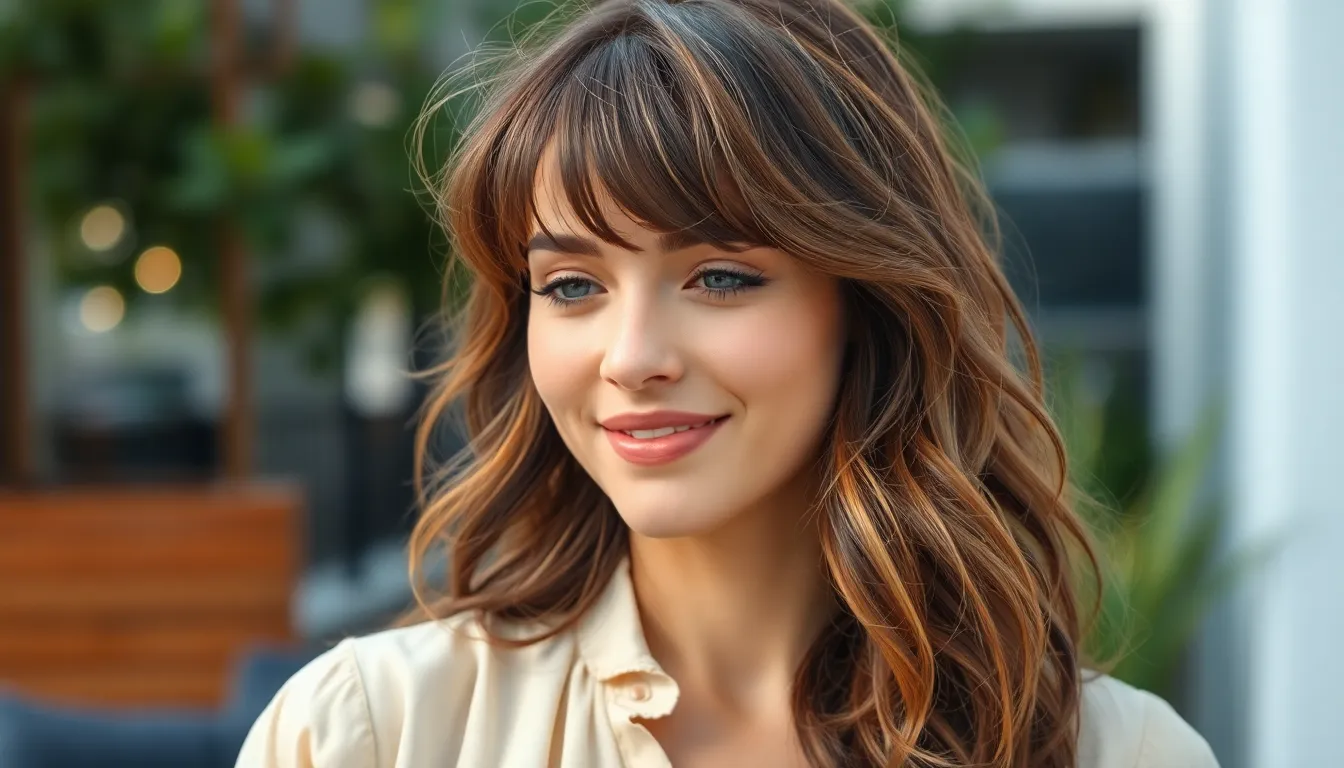 Wavy Hair with Bangs: Complete Styling Guide for Every Face Shape & Hair Type 8 Wavy Hair with Bangs: Complete Styling Guide for Every Face Shape & Hair Type 7