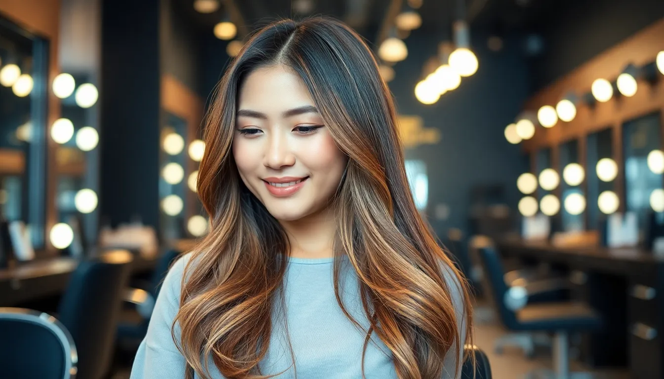 25 Stunning Asian Hair Color Ideas That Actually Work for Dark Hair 10 25 Stunning Asian Hair Color Ideas That Actually Work for Dark Hair 9