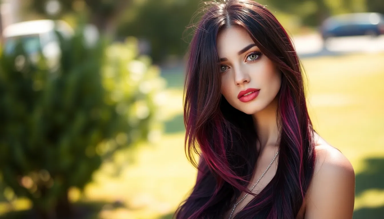25 Stunning Dark Red Hair Color Ideas That'll Make You Book Your Salon Appointment 9
