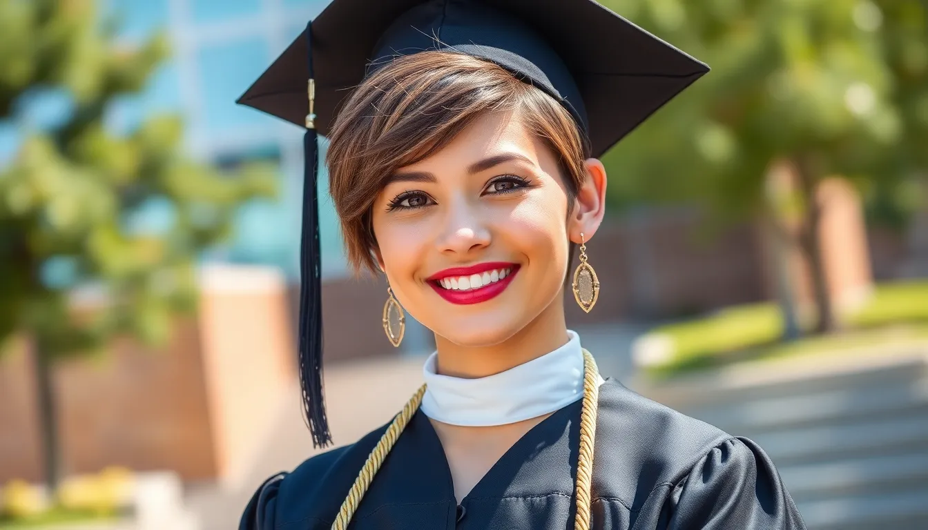 25 Stunning Graduation Hairstyle Ideas That Look Perfect Under Your Cap 10 25 Stunning Graduation Hairstyle Ideas That Look Perfect Under Your Cap 9