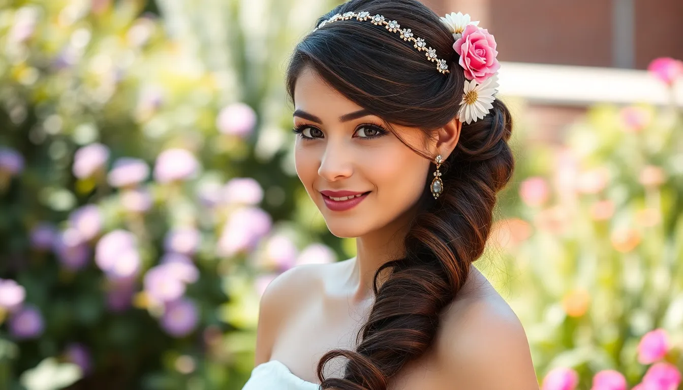 15 Stunning Hairstyles for Strapless Dresses That'll Make You Shine 10 15 Stunning Hairstyles for Strapless Dresses That'll Make You Shine 9