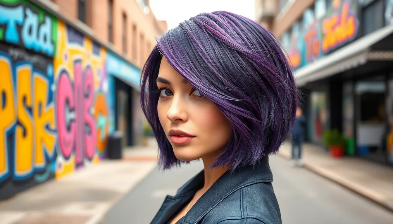 30+ Stunning Purple Hair Color Ideas That'll Make You Book a Salon Appointment 9