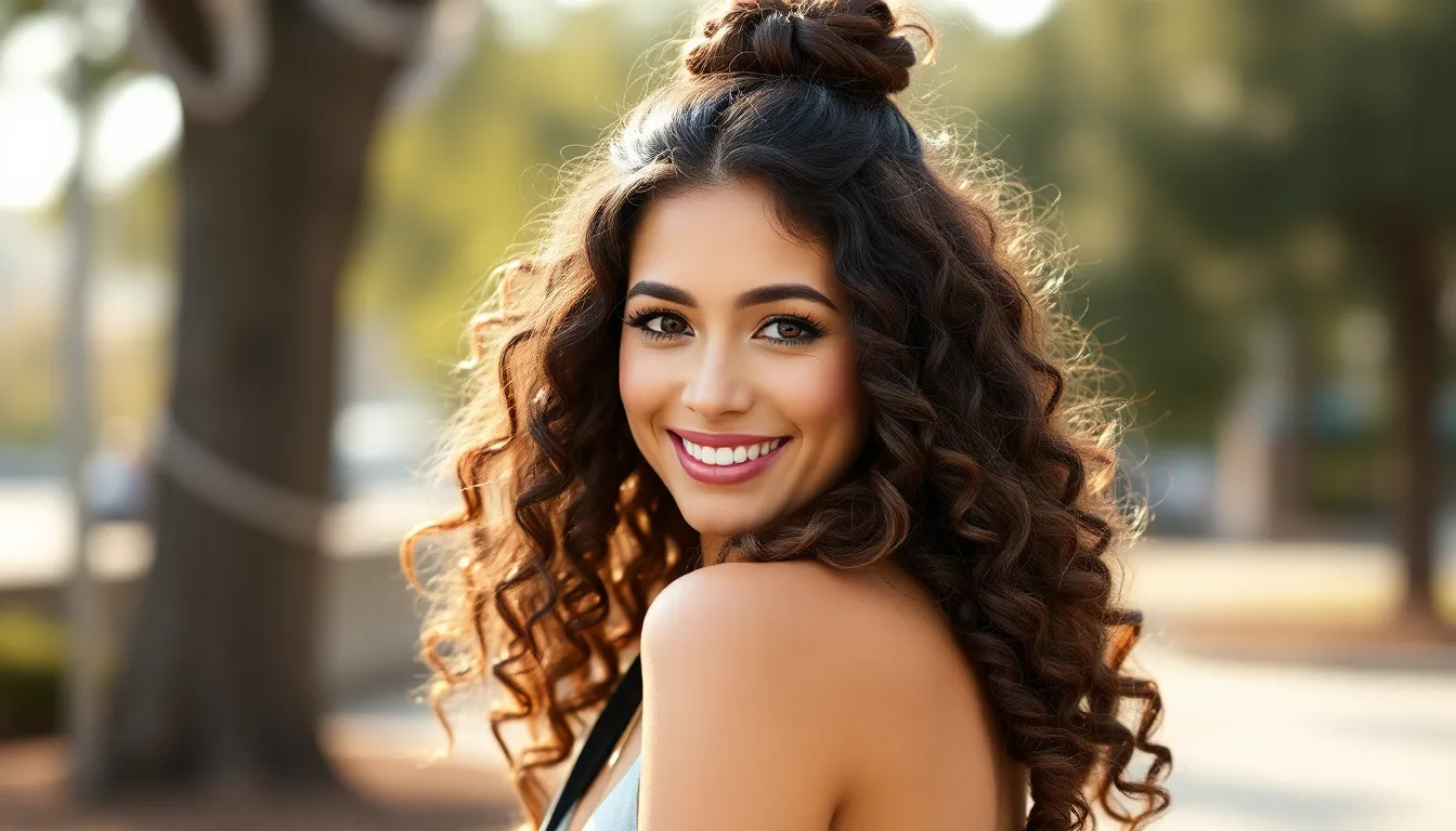 25 Stunning Shoulder Length Curly Hairstyles That'll Transform Your Look in 2025 9