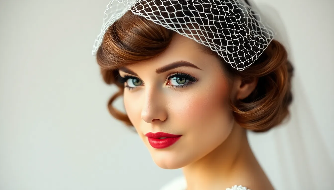 25 Stunning Wedding Hairstyles for Long Hair with Veils That'll Make You Swoon 9