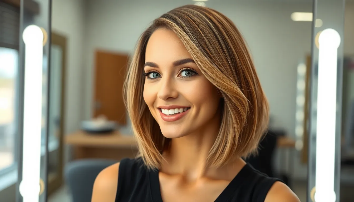 30 Stunning Blunt Shoulder Length Haircuts That'll Transform Your Look in 2025 11