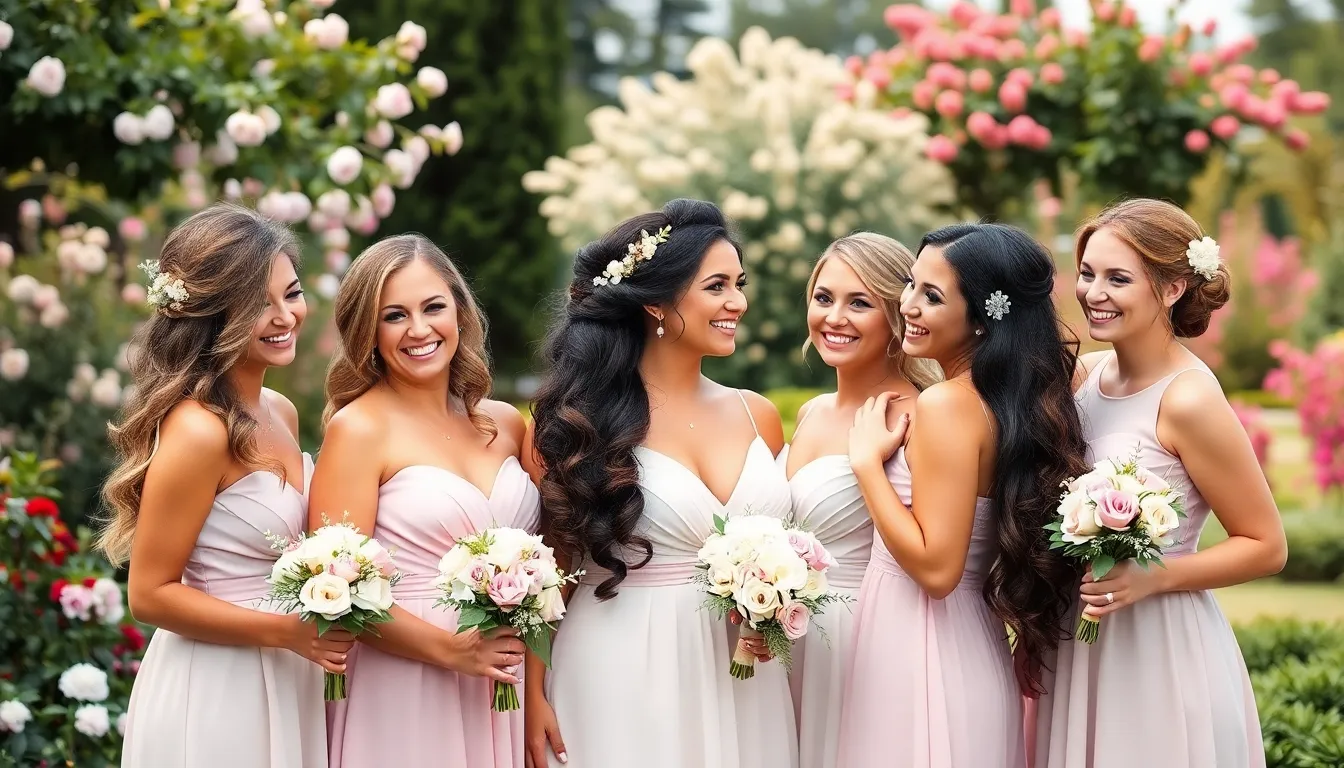 25 Stunning Bridesmaid Hairstyle Ideas for Every Hair Type & Wedding Theme 11