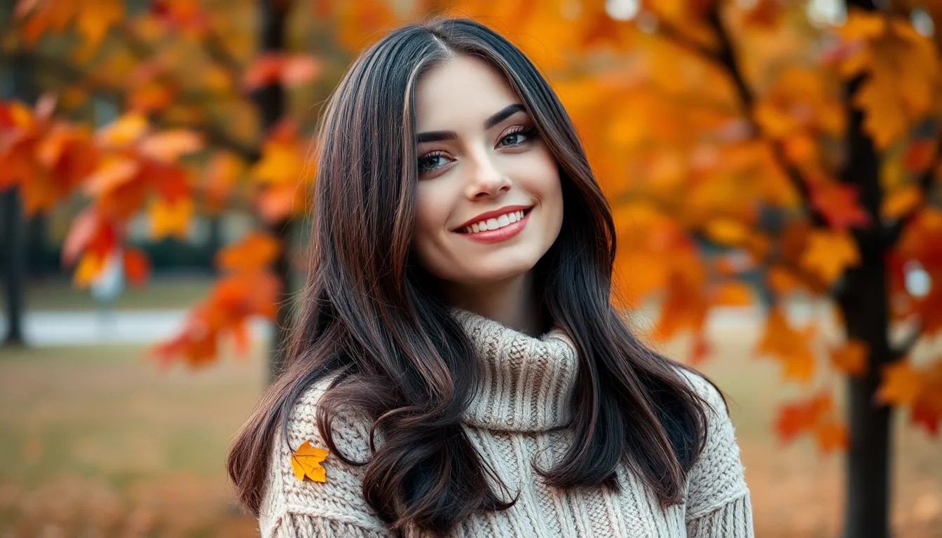 10 Stunning Dark Fall Hair Colors That Will Transform Your Look This Season 11
