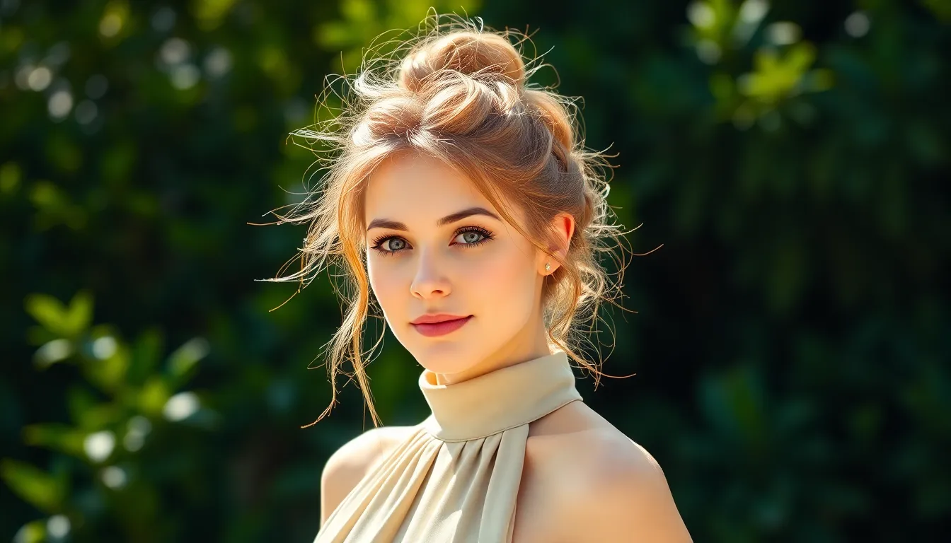 15 Stunning Hairstyles for High Neck Dresses That'll Turn Heads (2025 Guide) 11