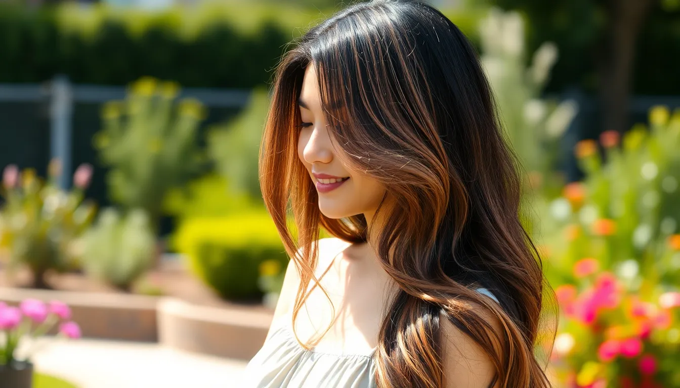 25 Stunning Ombre Hair Color Ideas for Black Hair That'll Transform Your Look 11