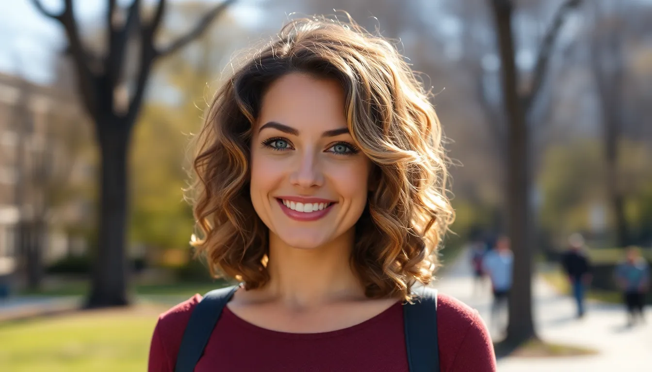 25 Stunning Shoulder Length Curly Hairstyles That'll Transform Your Look in 2025 11