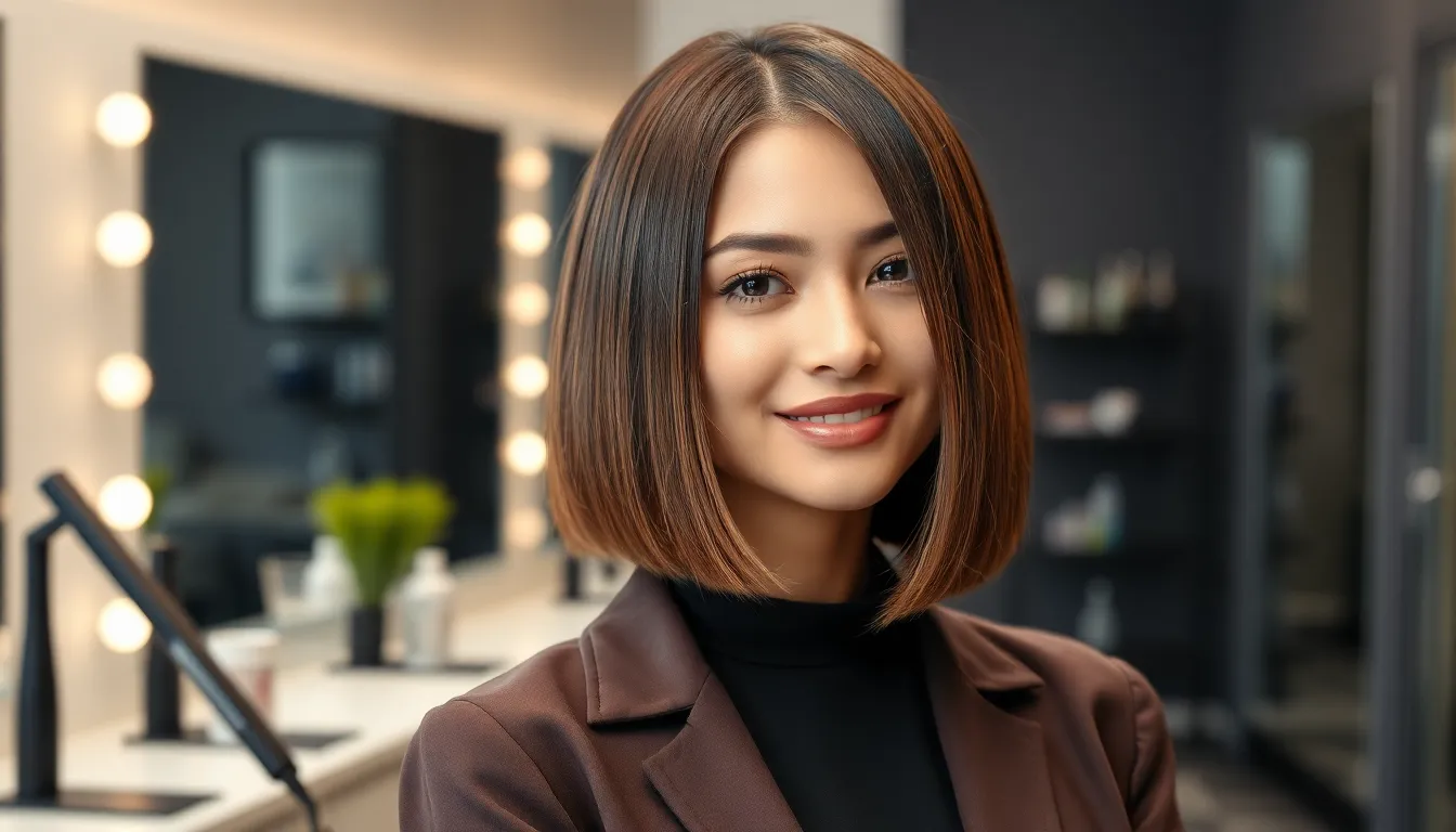 30 Stunning Blunt Shoulder Length Haircuts That'll Transform Your Look in 2025 13