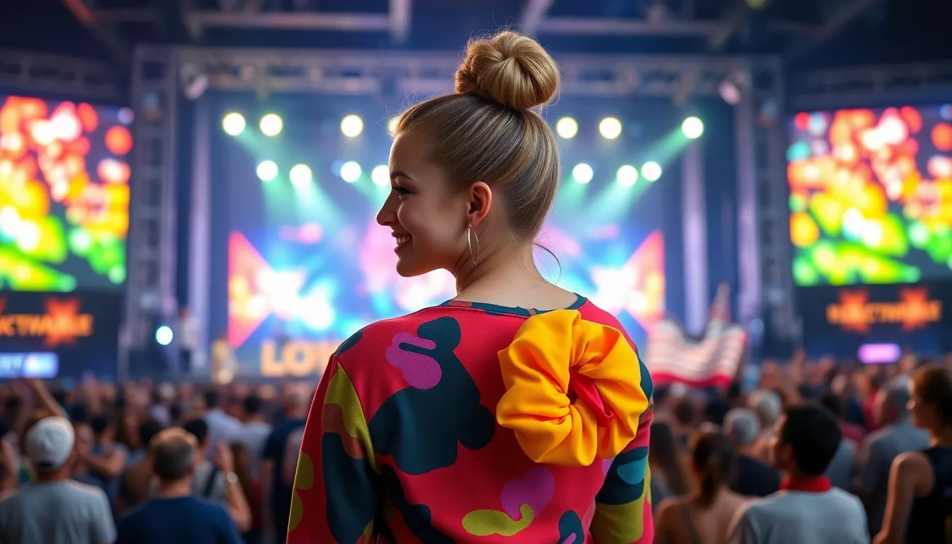 27 Concert Hairstyle Ideas That'll Stay Perfect All Night Long 14 27 Concert Hairstyle Ideas That'll Stay Perfect All Night Long 13