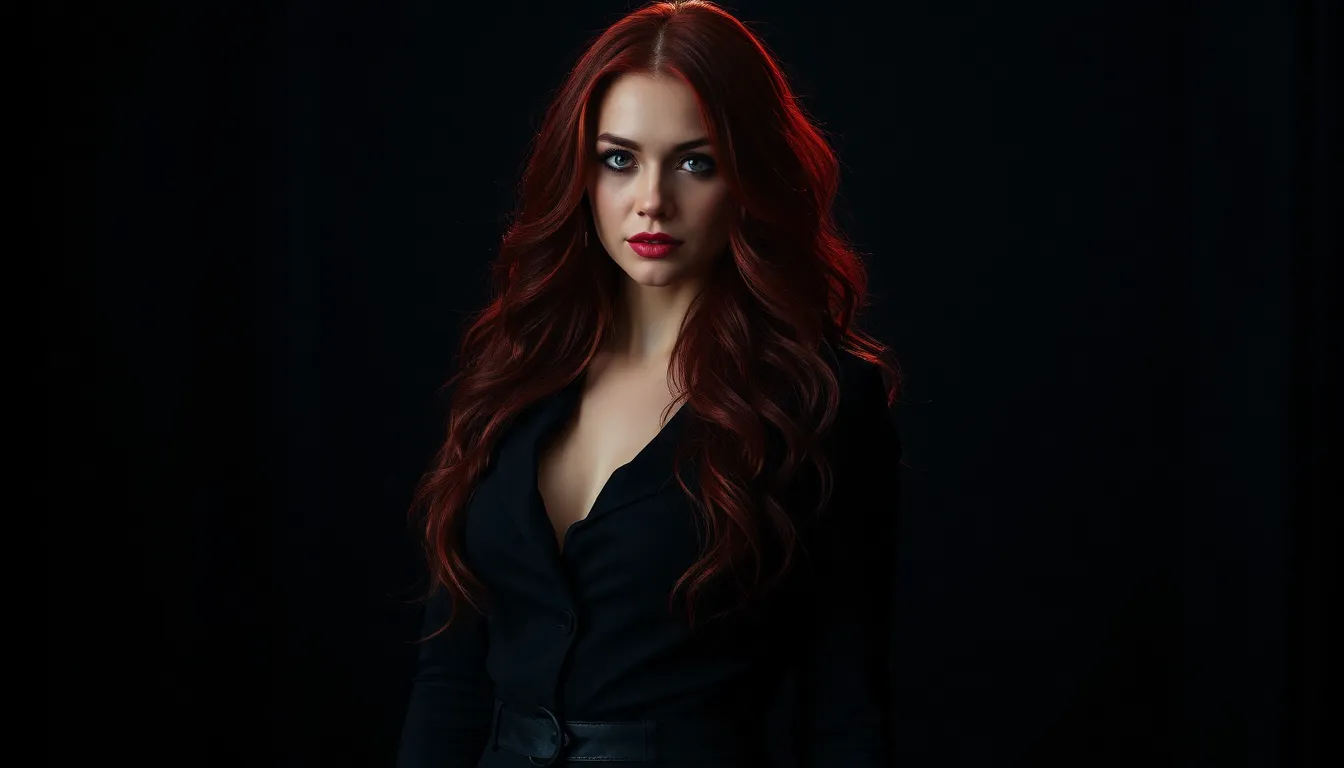 25 Stunning Dark Red Hair Color Ideas That'll Make You Book Your Salon Appointment 13