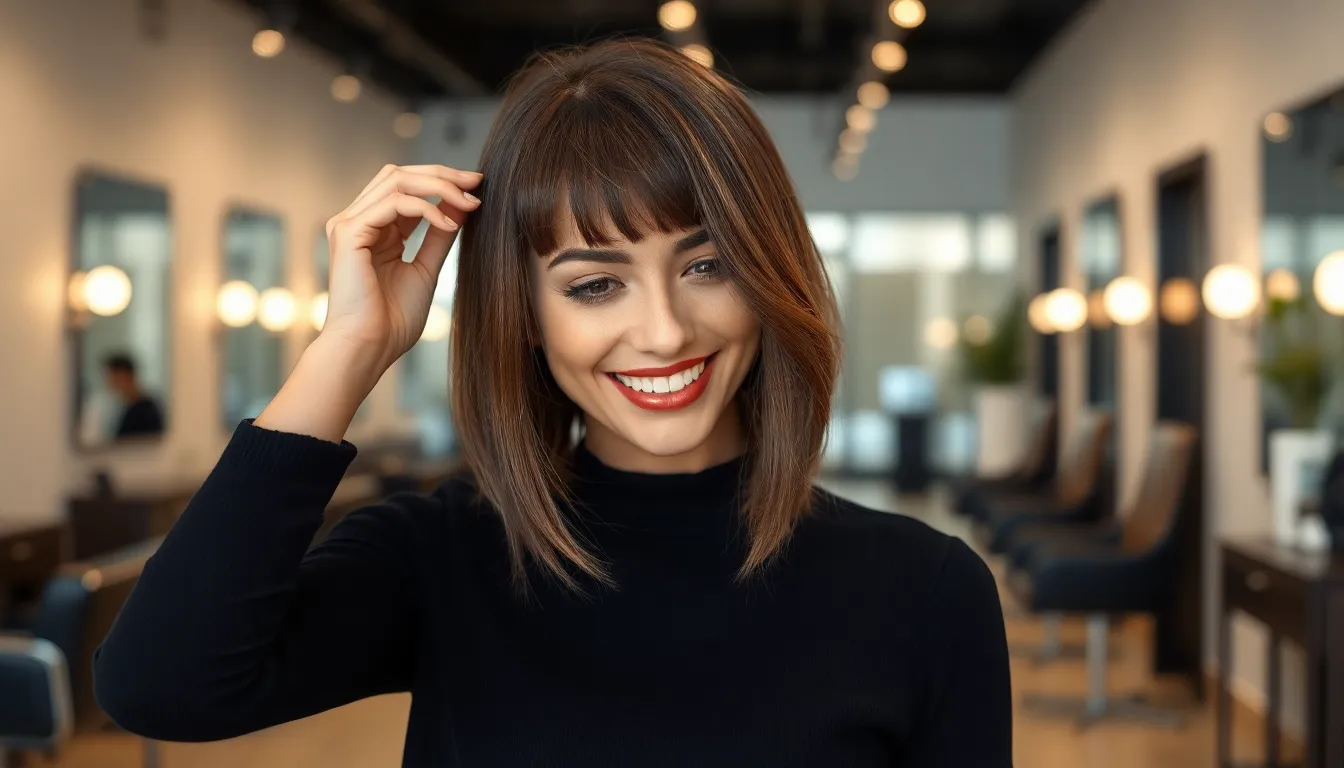 French Bob with Bangs: 15 Chic Styles That Will Transform Your Look in 2025 16 French Bob with Bangs: 15 Chic Styles That Will Transform Your Look in 2025 15