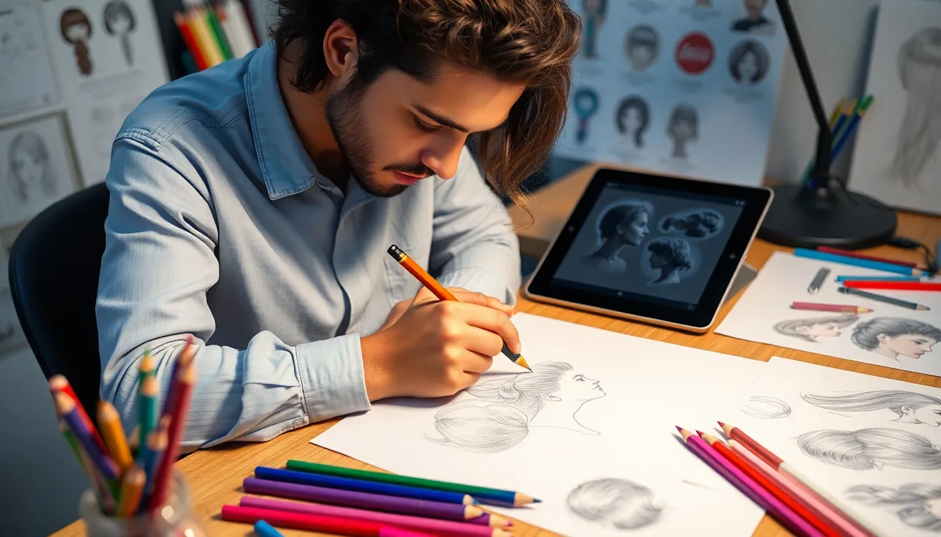 50+ Hairstyle Ideas Drawing: Step-by-Step Guide for Artists (2025) 16 50+ Hairstyle Ideas Drawing: Step-by-Step Guide for Artists (2025) 15