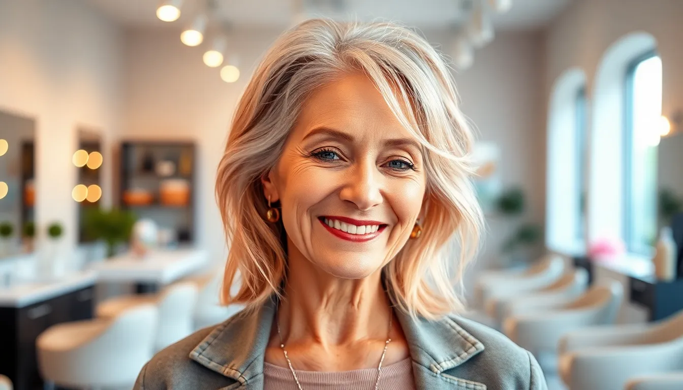7 Hair Color Ideas That Make Women Over 60 Look 10 Years Younger 16 7 Hair Color Ideas That Make Women Over 60 Look 10 Years Younger 15
