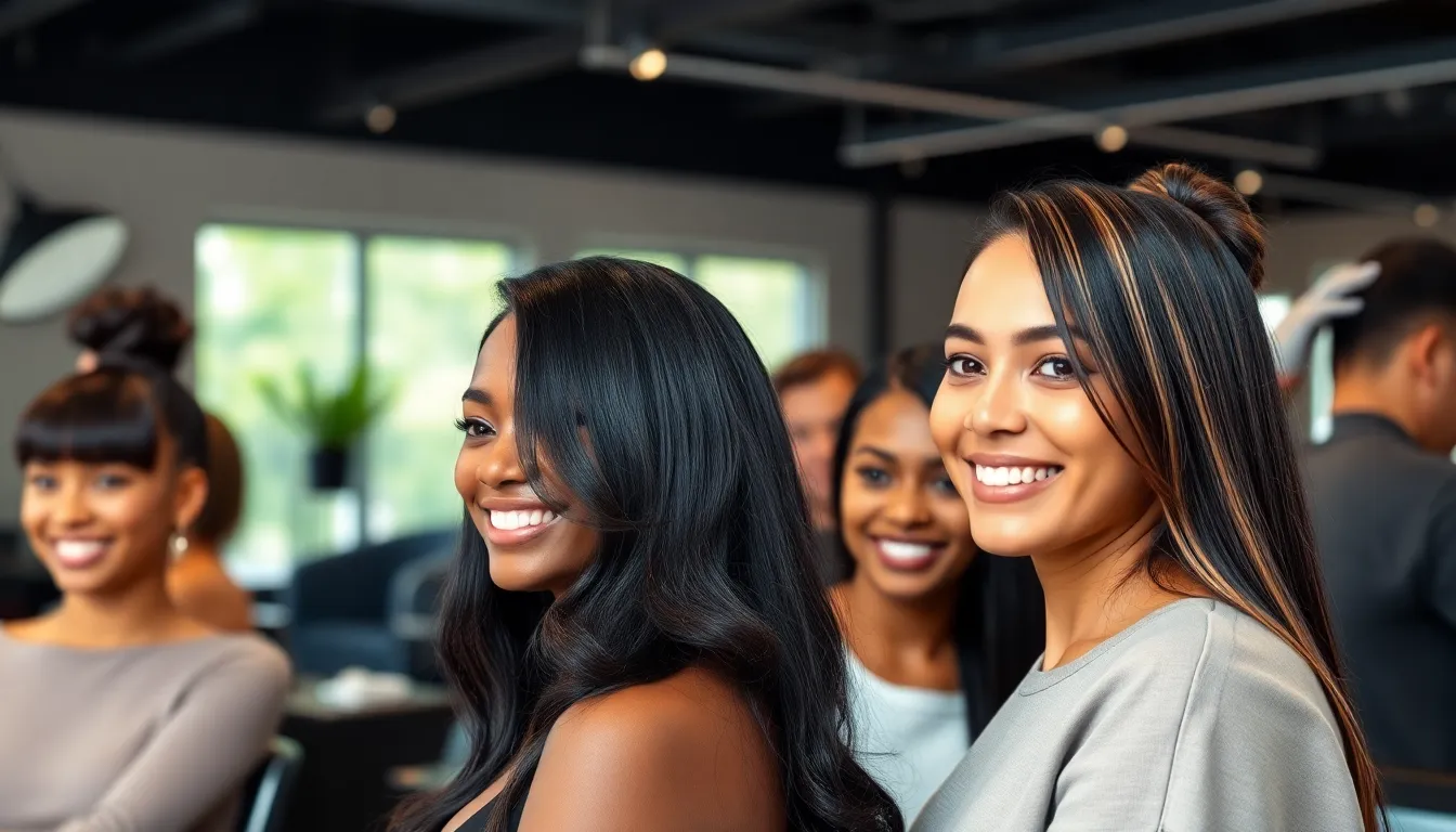 30 Stunning Black Hair Color Ideas with Highlights That Will Transform Your Look 18 30 Stunning Black Hair Color Ideas with Highlights That Will Transform Your Look 17