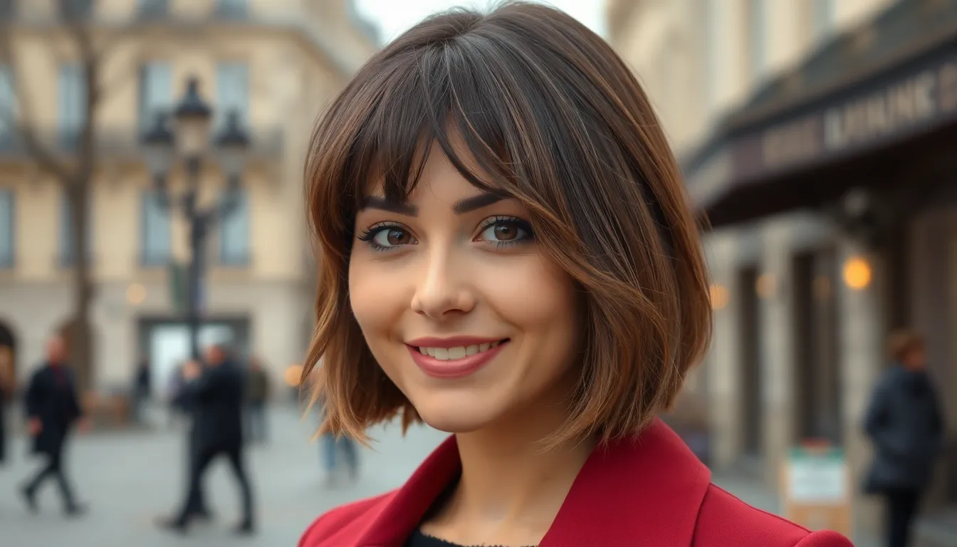French Bob with Bangs: 15 Chic Styles That Will Transform Your Look in 2025 18 French Bob with Bangs: 15 Chic Styles That Will Transform Your Look in 2025 17