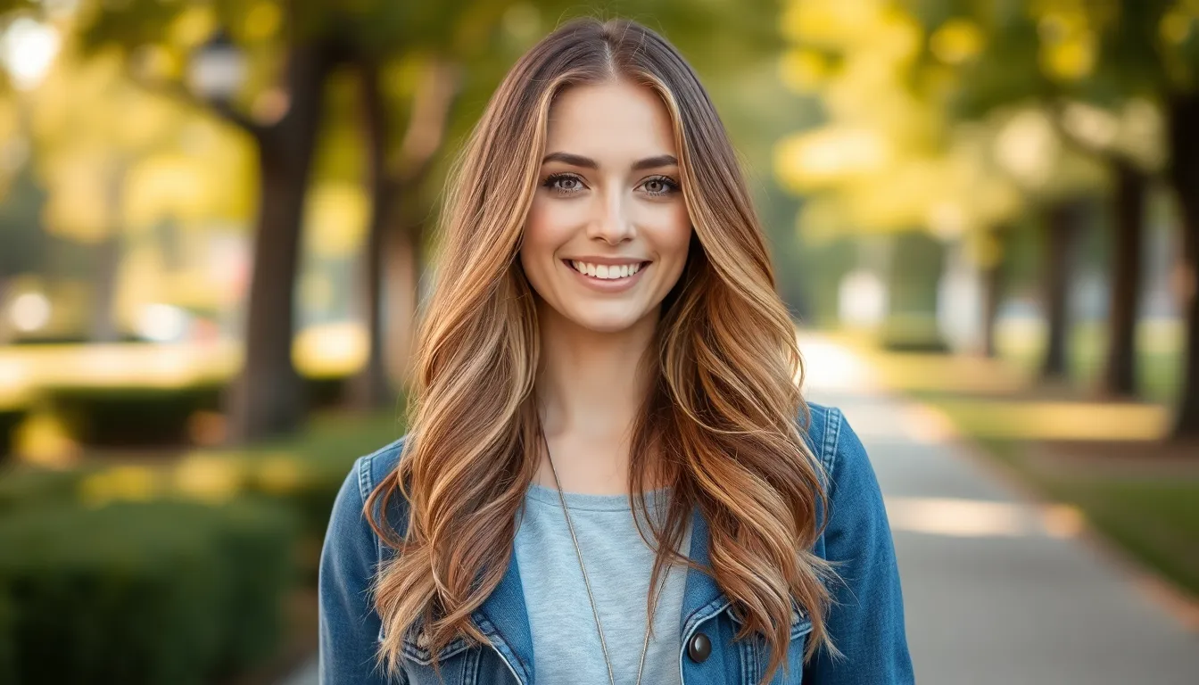 Golden Brunette Hair: The Perfect Low-Maintenance Color Trending in 2025 1