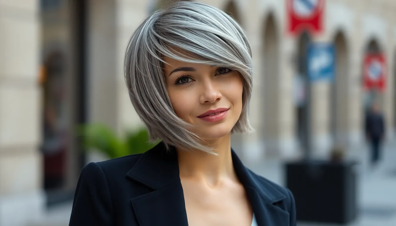 25 Stunning Gray Bob Hairstyles That Will Make You Embrace Your Silver Hair 2 25 Stunning Gray Bob Hairstyles That Will Make You Embrace Your Silver Hair 1
