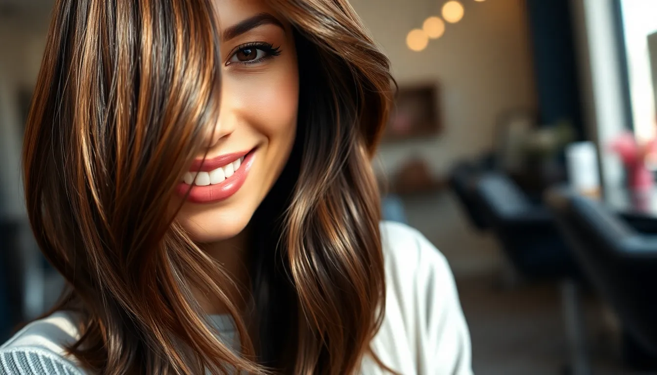 15 Stunning Hair Color Highlights Ideas for Dark Hair That'll Transform Your Look 2 15 Stunning Hair Color Highlights Ideas for Dark Hair That'll Transform Your Look 1