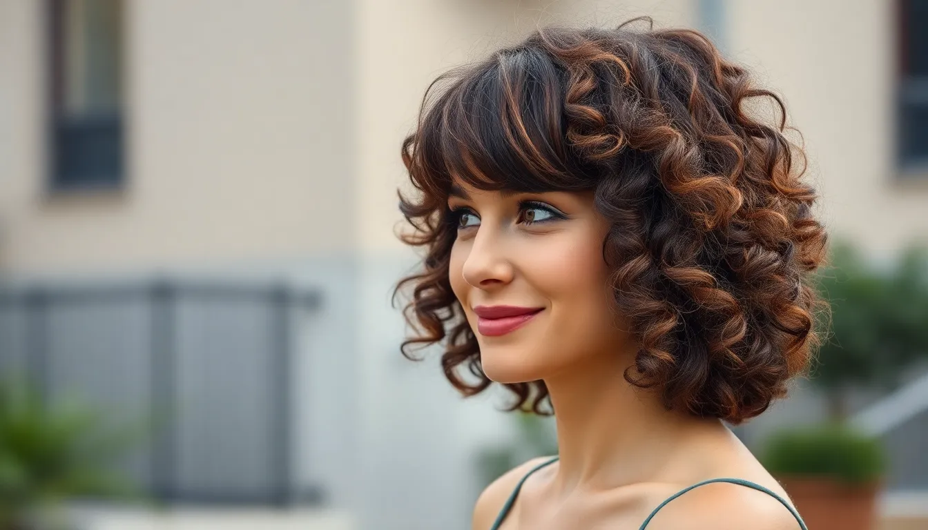 25 Stunning Shoulder Length Curly Hairstyles That'll Transform Your Look in 2025 1