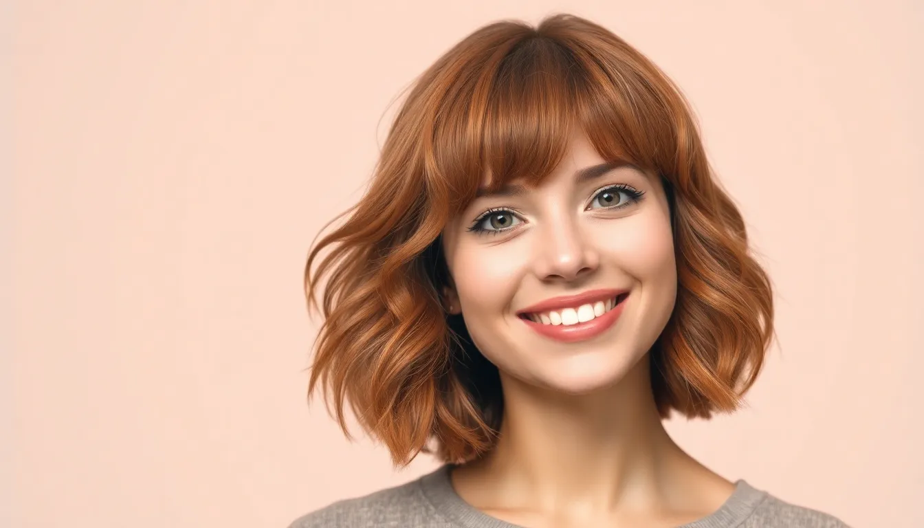 2025 Wavy Hair with Curtain Bangs: Complete Styling Guide for Every Face Shape 1