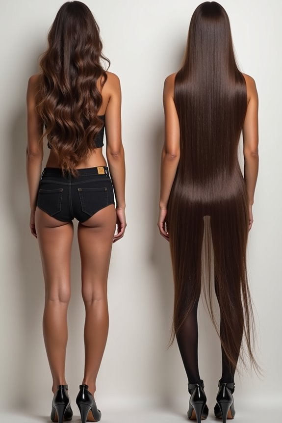 body type dictates 20 inch hair