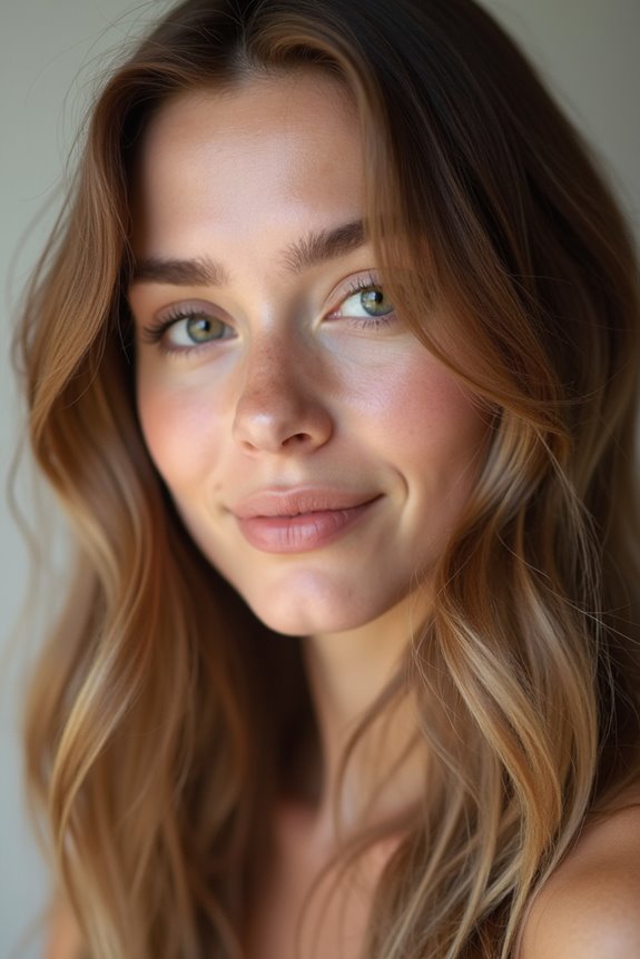 cool ash brown hues for pale skin