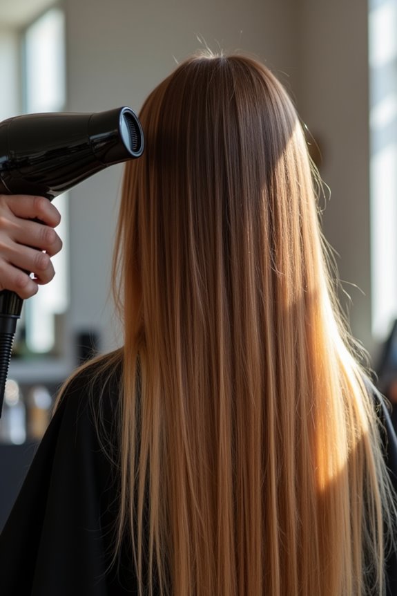 direct airflow speeds up blow drying