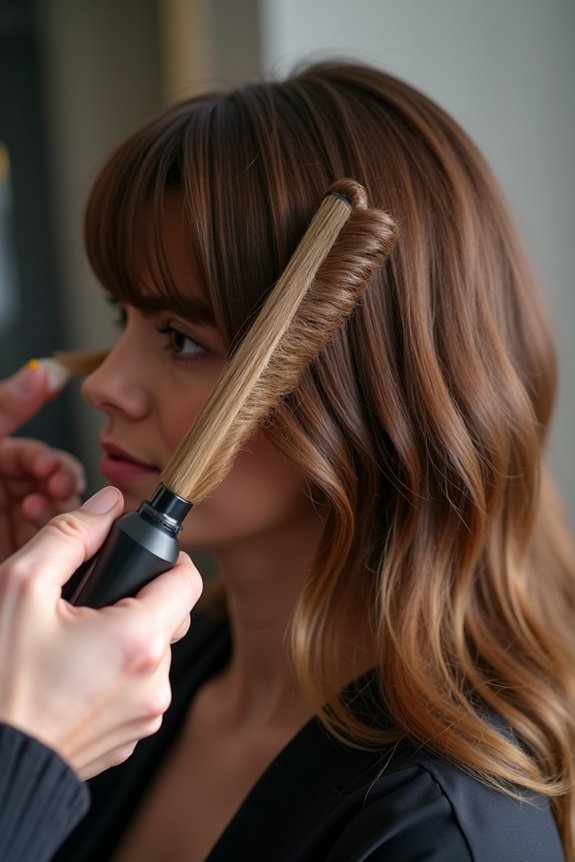 Curling Medium Hair: A Step-by-Step Guide 1 dry detangle protect section